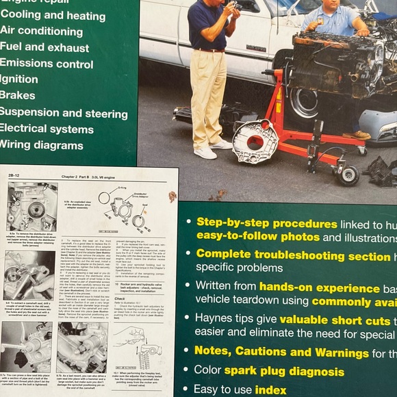 HAYNES REPAIR MANUAL 30041 Dodge Pickup truck 1994 - 2001 Complete Repair Manual - Picture 3 of 4